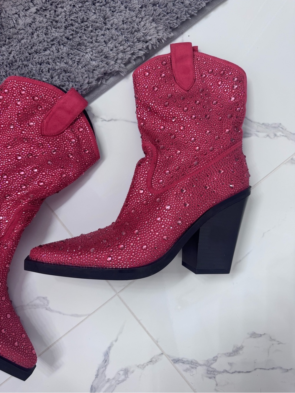 Pink Rhinestone Boots! - Picture 6 of 6
